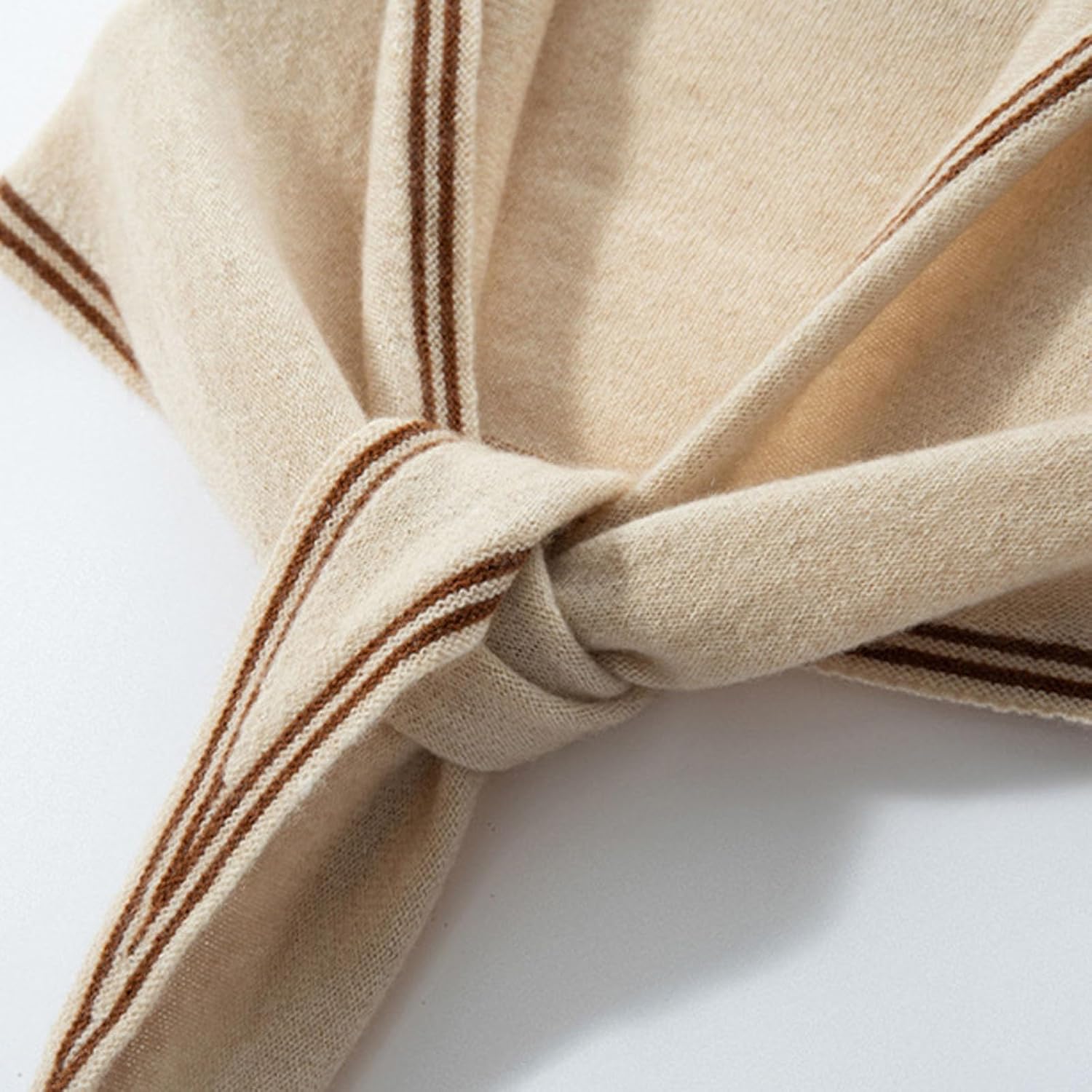 Women's Winter Cashmere Wool Triangle Scarf - Warm Soft Long Neck Warmer Shawl