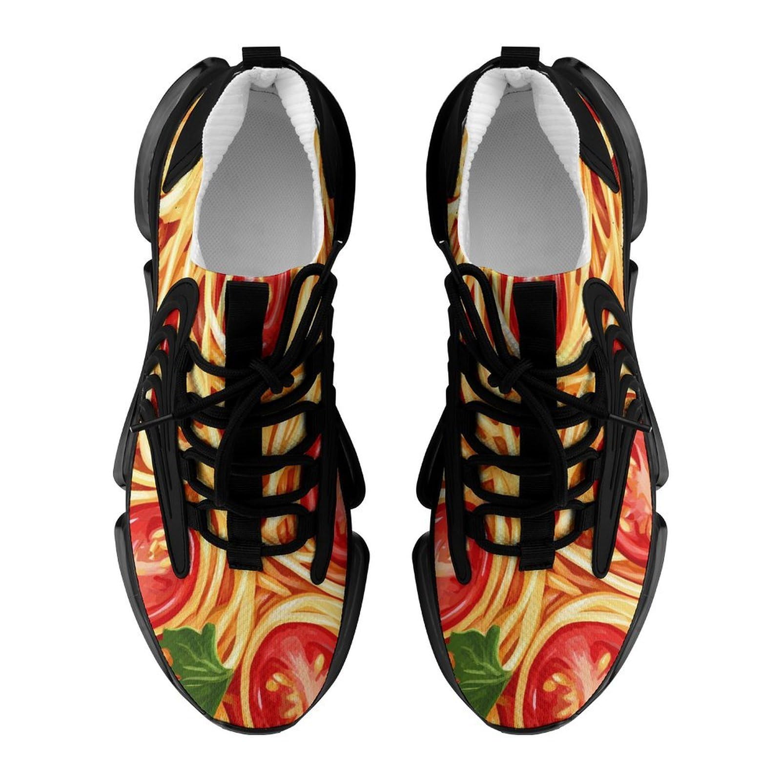 Spaghetti Pasta Noodles T-omato Salsa Uomini Scarpe Da Corsa Atletica Scarpe Da Ginnastica Walking Sneakers