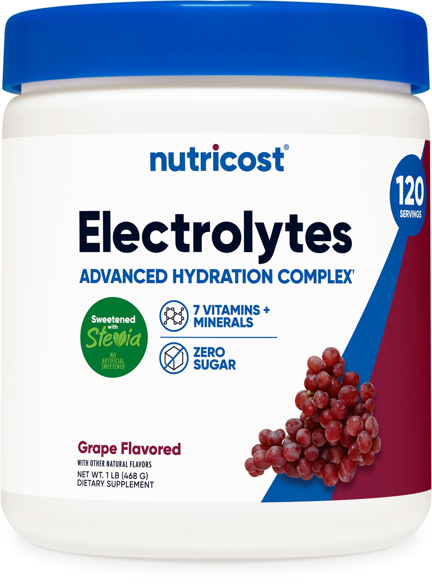 Nutricost Electrolyte Complex Powder (120 Servings, Grape)