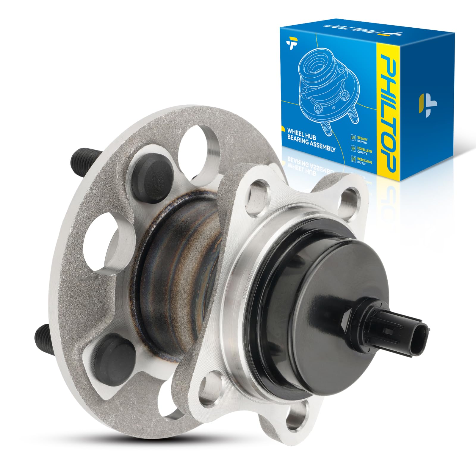 PHILTOP 512370 x1 Rear Wheel Bearing Hub Assembly for Toyota Yaris