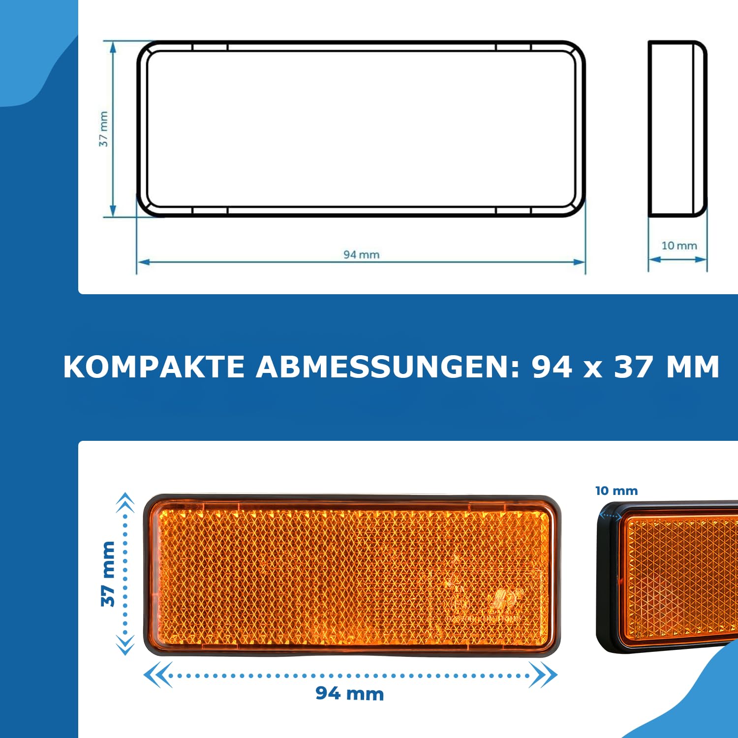 🔴 Reflector Trasero Izquierdo (Lado N/S) Para Skoda Octavia (1Z) VRS 2004-2013 – Genuino Aftermarket