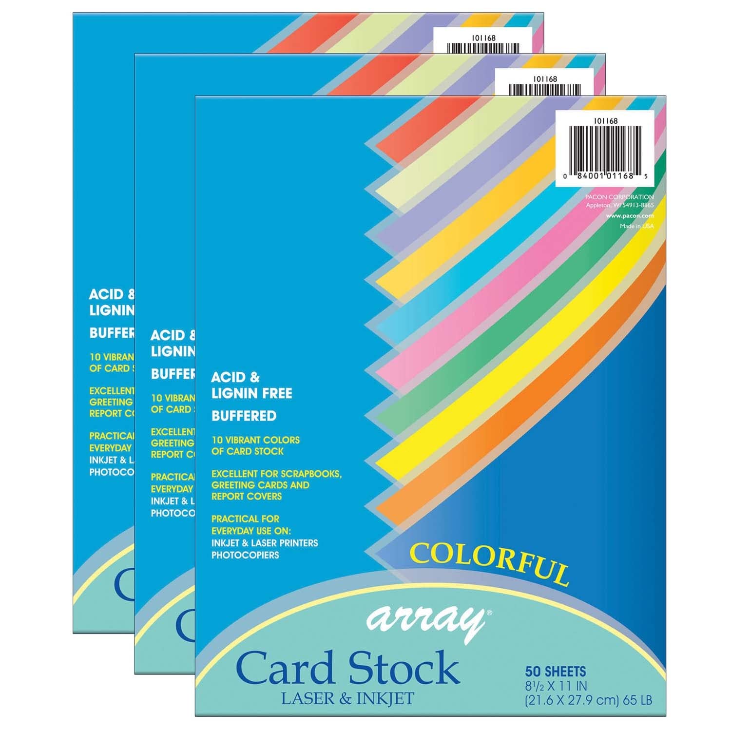 Colorful Card Stock by Pacon® – Paper, 10 Assorted Colors