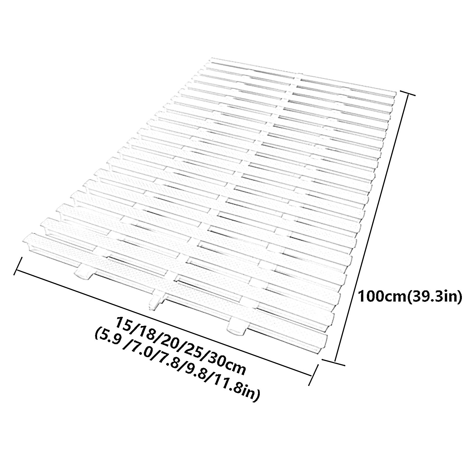 Griglia di Protezione Antiscivolo per Piscina, Filtro per Canale di scolo, griglia di Scarico per Bordo Piscina, Copertura per Canale di scolo (Colore: 5,9x39,3 Pollici, Dimensioni: 2 Pezzi)