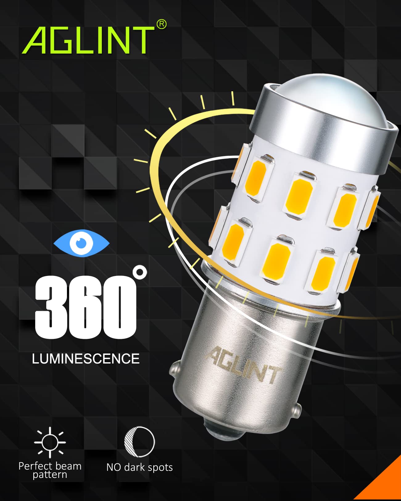 BA15S 1156 LED pour Feu de Recul, 2022 Mise à Niveau 3020-126SMD CANBUS Sans Erreur Blanc 3200LM
