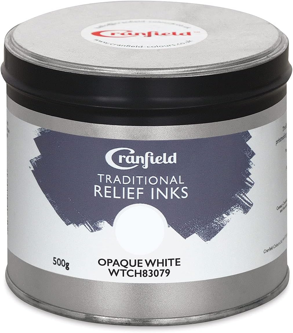 Cranfield Traditional Relief Ink - Opaque White, 500 g
