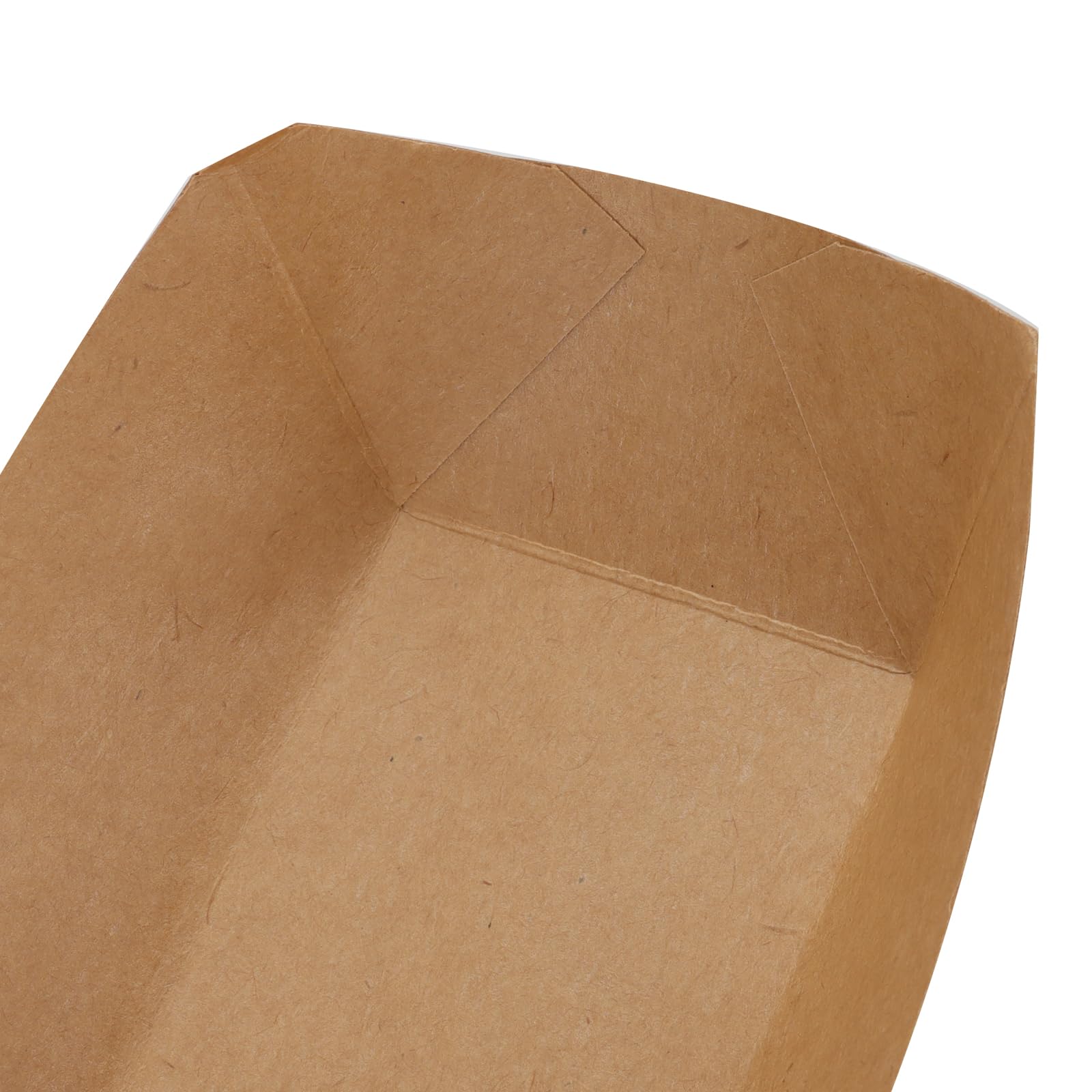 Ciotole in cartone kraft 165 x 120 x 25 mm per fingerfood snack patatine fritte