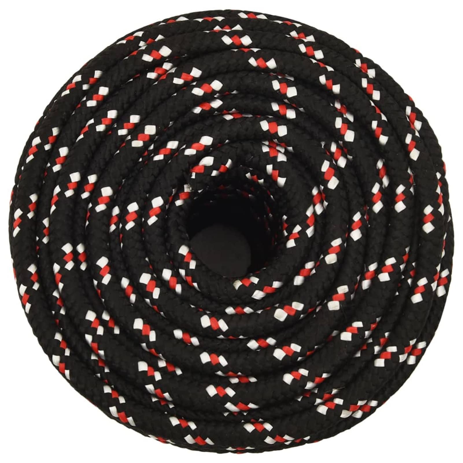 ZEYUAN Cuerda de Barco Polipropileno Negra 18 mm 100 m, Roll Drap, Cuerda Marina, Cuerda Tendedero, Cuerda Toldo Exterior, Cuerda De Lona, Cuerda Barco