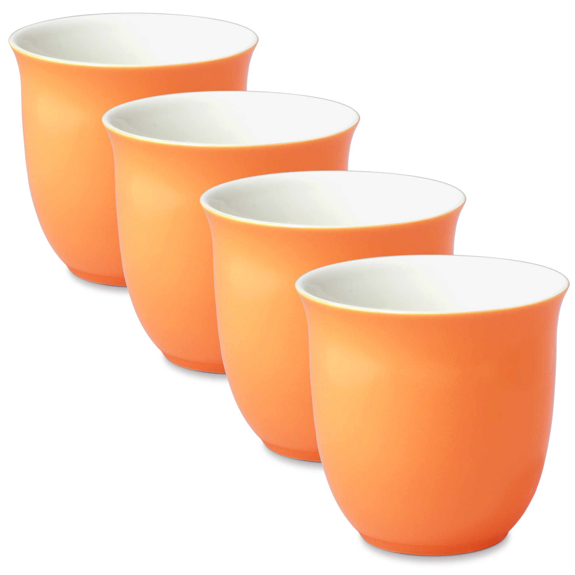 Tasses à thé japonaises FORLIFE carotte coffret de 4 tasses idéales pour offrir