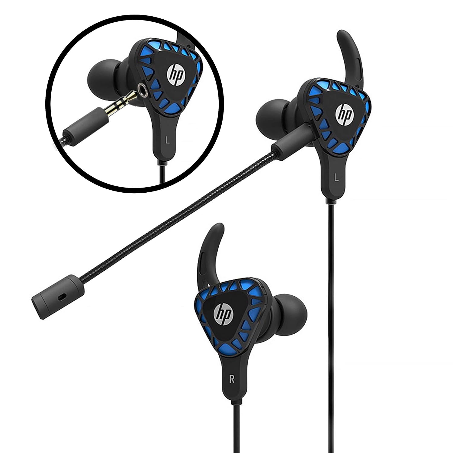 HP Gaming Earbuds with mic Deep Bass 