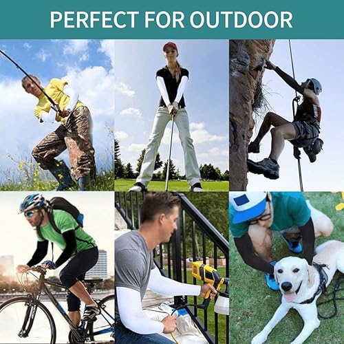 Miniatura 9 de RIMENCH Mangas de brazo deporte manga compresión manga UV protección solar brazo mangas cubierta