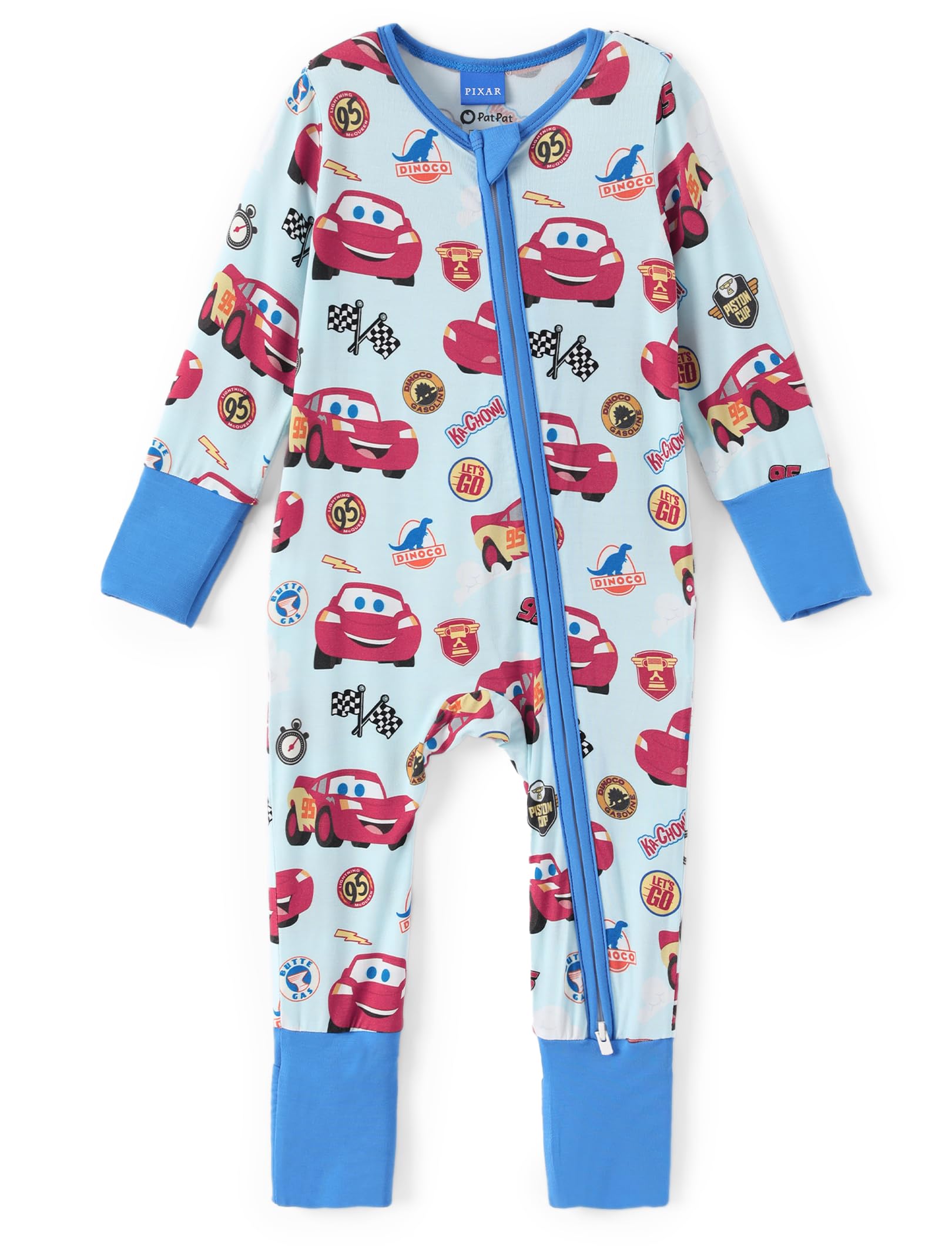 Disney Baby Viscose Made from Bamboo 2-Way Zipper Footie Outfit NB to Inf