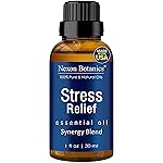 Stress Relief Essential Oil Blend 30 ml - Stress Relief & Calm Essential Oil for Diffusers & Aromatherapy - Promotes Relaxation & Rest - Nexon Botanics