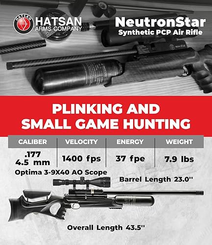 Miniatura 2 de Rifle de aire Hatsan NeutronStar PCP con paquete incluido