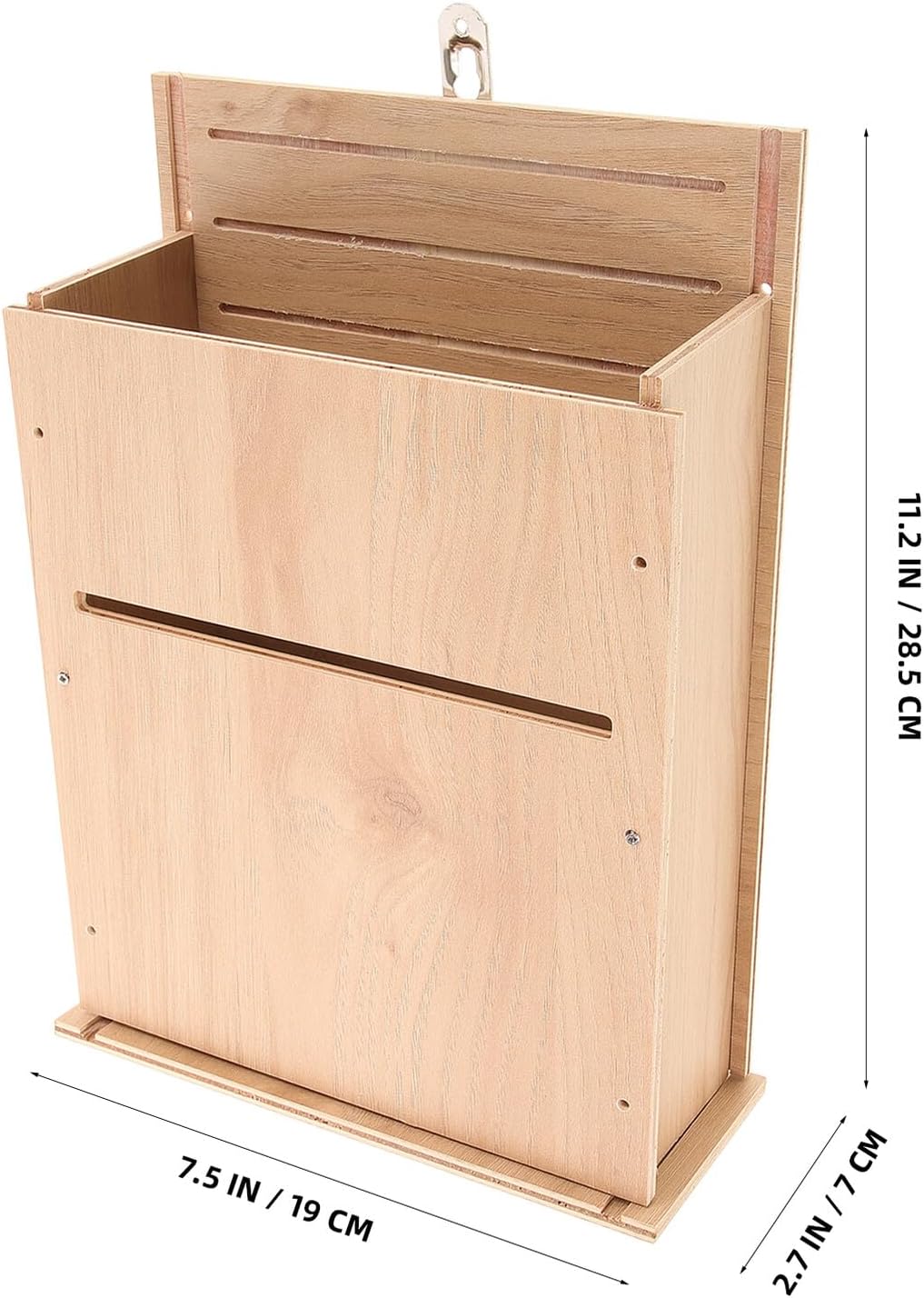 Wooden Bat House Bat Box for Outdoors 3-Tier Shelter Backyard Garden Courtyard Decor Weather-Resistant Roosting Habitat