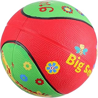 HOOTNEE 1 PC A Bola Brinquedos Da Criança Basquete Cesta De Basquete Indoor Para Crianças Adorável Brinquedo Bola Brinquedo Educação Precoce Brinquedo Prático Bola De Borracha Basquete