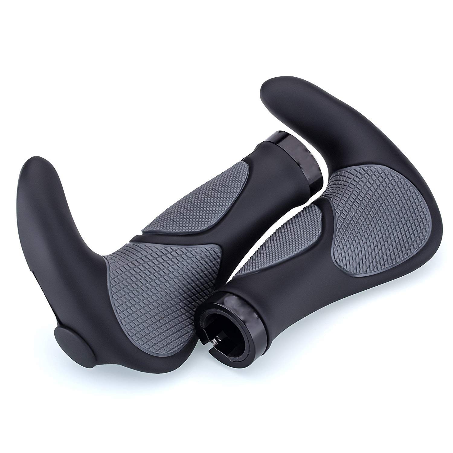 Empuñadura De Manillar De Bicicleta, Reposamanos Ancho, Empuñaduras De Cambio Largas/cortas, Gran Oferta, Agarre De Bicicleta Plegable De Montaña De 130/90mm, Par De Reputo - AliExprs