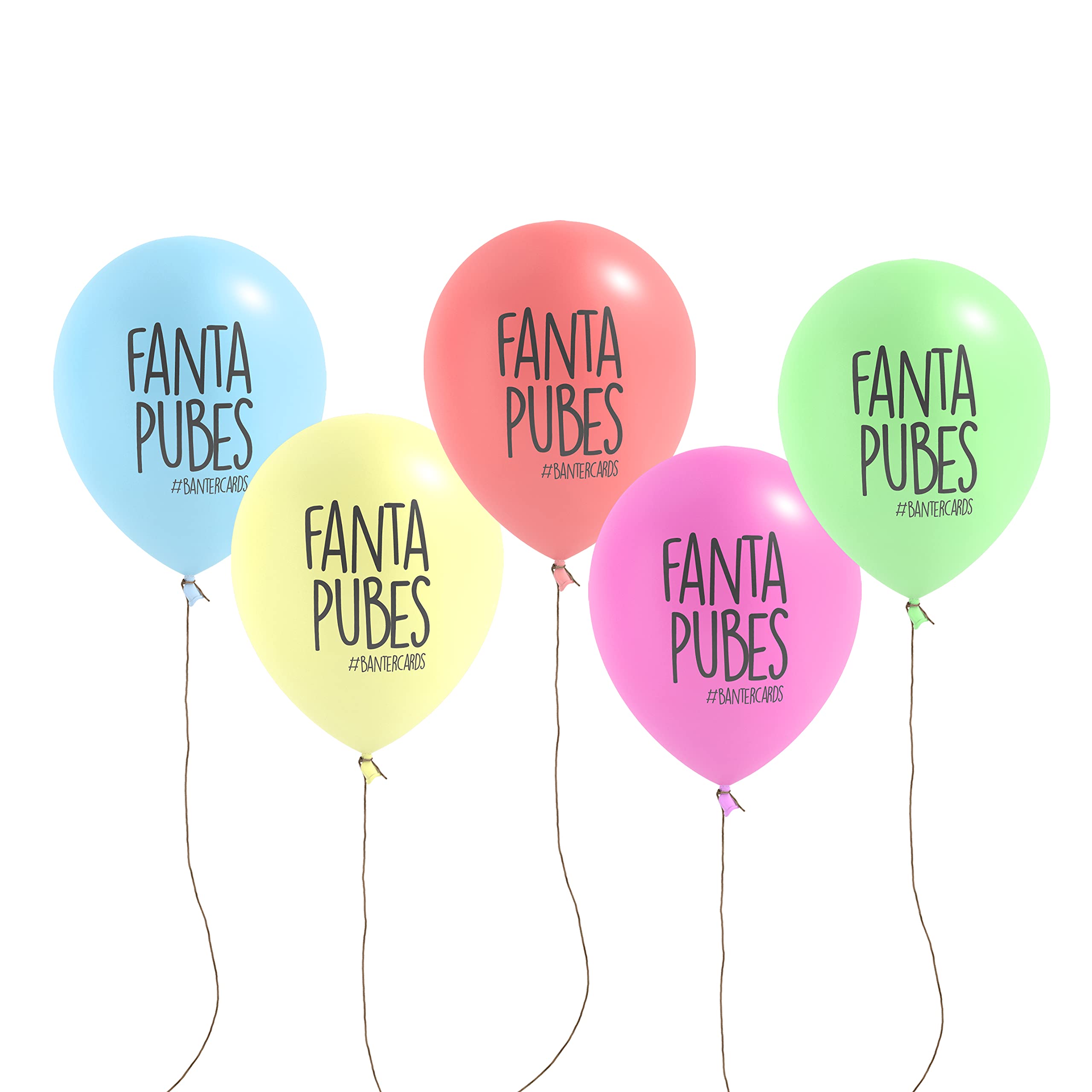 Fanta Pubes Balloons 10 pack - Funny Balloons - Rude Balloons - Funny Birthday Decorations - Abusive Balloons - Rude Birthday Balloons - Funny Ginger Gifts