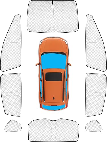 Miniatura 286 de KMF - Parasol de repuesto para parabrisas, cubierta para ventana lateral y trasera, cubierta protectora para visor, para campamento, bebé, bloqueo