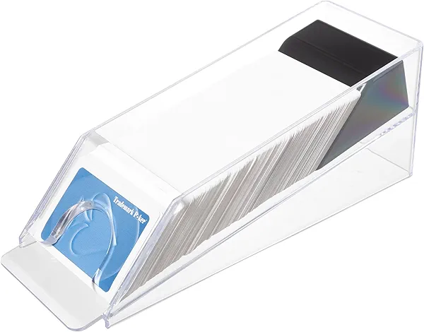 Trademark Poker 6 Deck Blackjack Dealing Shoe – Acrylic Playing Card Holder – Fits 6 Decks of Playing Cards – Casino Equipment and Card Dealer Accessories