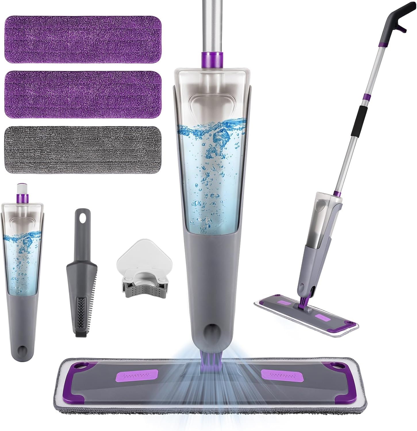 Spray Mops for Floor Cleaning,Microfiber Floor Mops Wet Dry Flat Dust