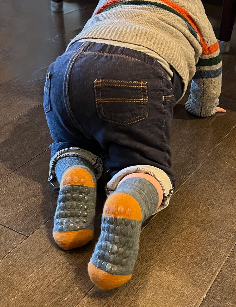 WARRIOR ALPACA SOCKS - Children's Comfort Cushioned Retro Solid Quarter Crew - Unisex with Non-Skid Alpaca Appliqués - Image 2