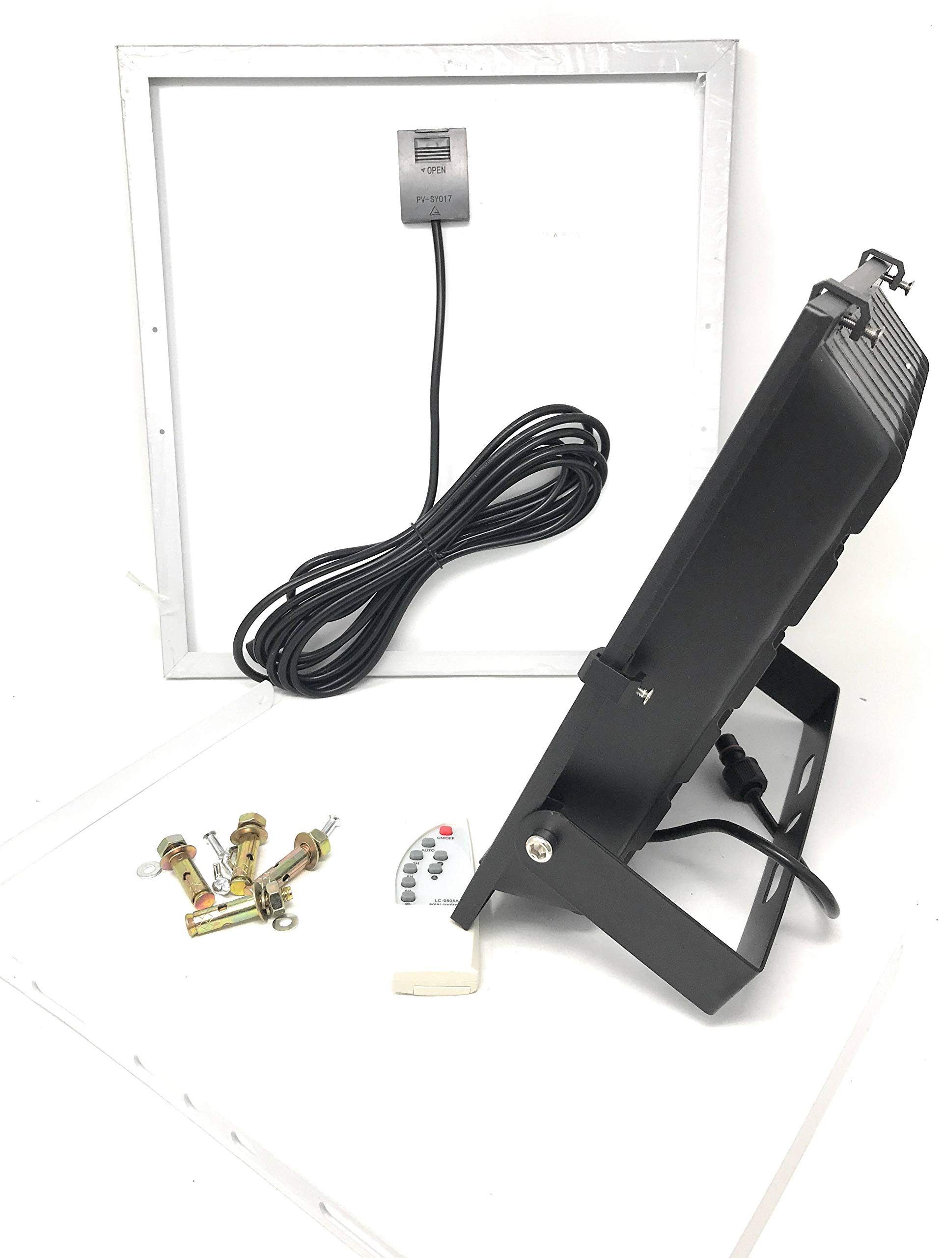 TEMPO DI SALDI Faro A Led Da 100W SMD Luce Bianca Con Pannello Solare, Sensore + Telecomando