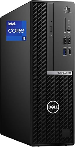 Dell Computadora de escritorio OptiPlex 7090, Intel Core i9-11900K, 64 GB de RAM, SSD NVMe de 2 TB, USB C, WiFi integrado, Bluetooth, puerto de