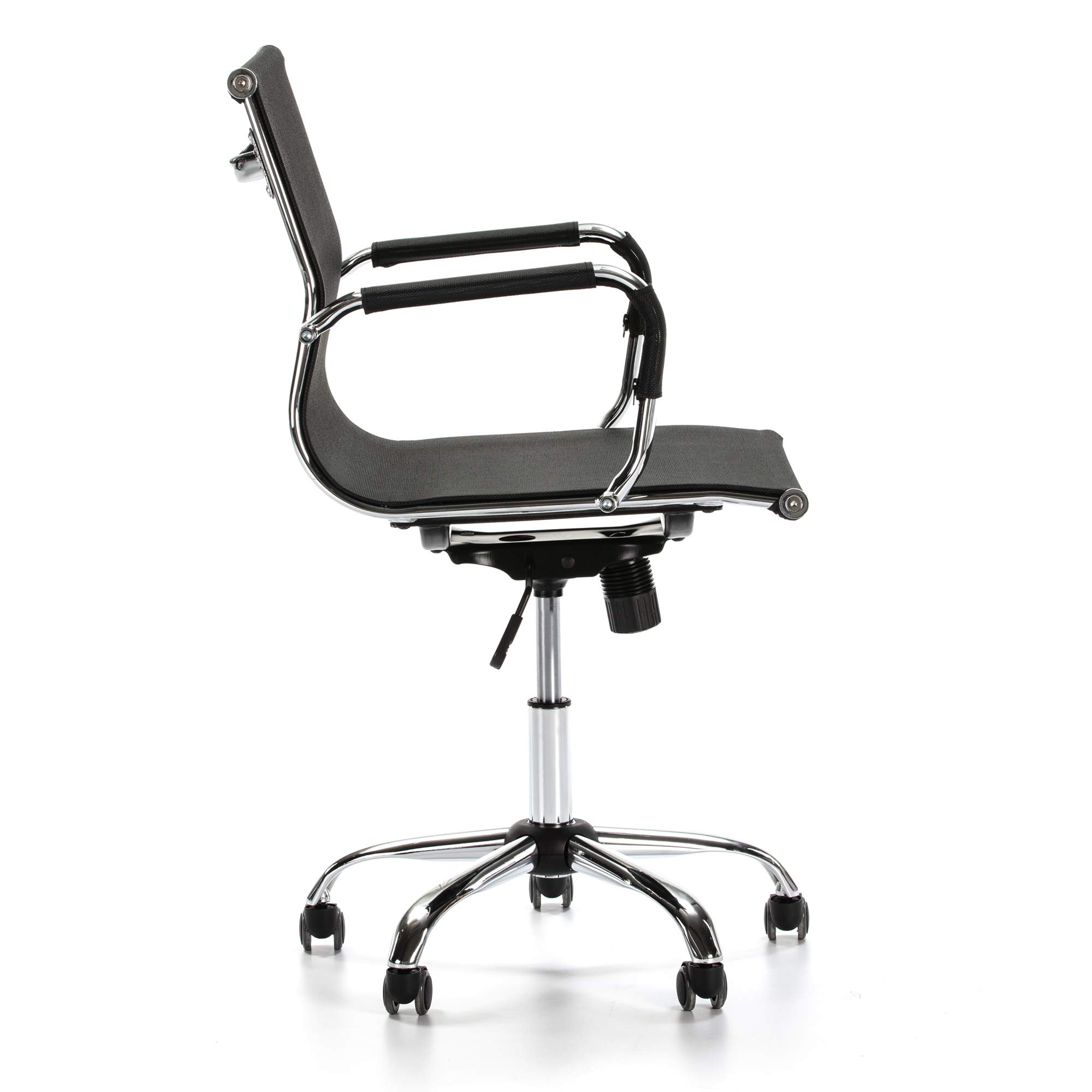 VS Venta-stock Sillón de Oficina Oxford reclinable, Tejido Transpirable, Silla ejecutiva con reposabrazos, Altura Ajustable