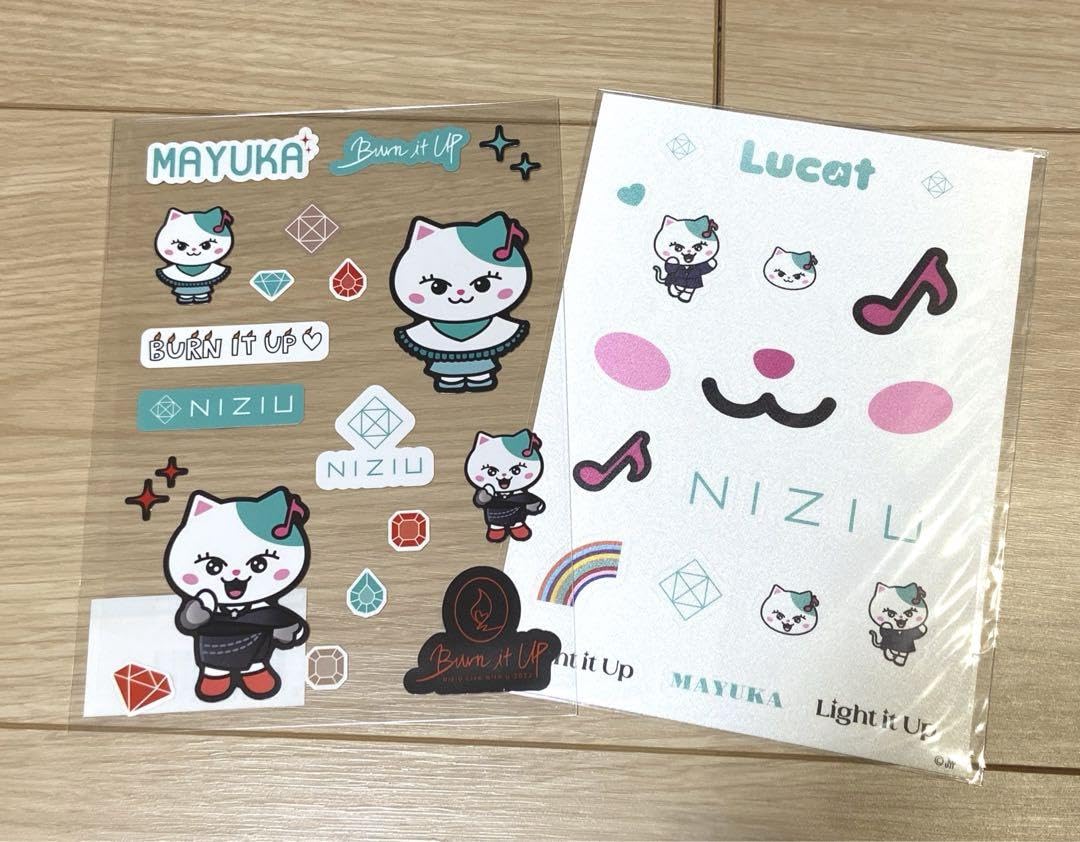Amazon.co.jp: NiziU Nizoo シール ルキャ マユカ セット : ホーム 