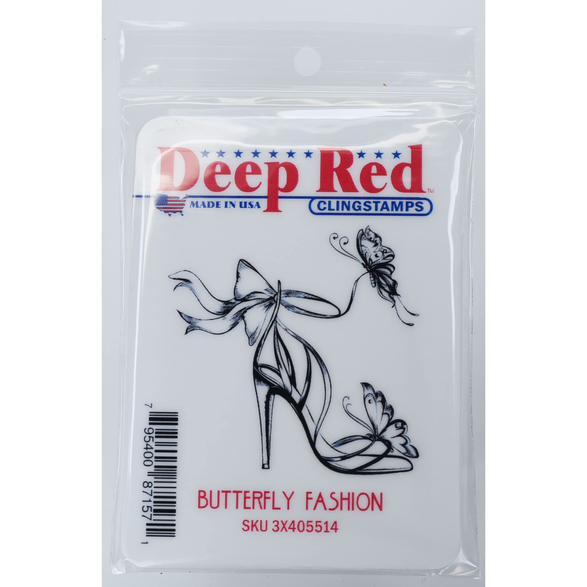 Tampon papillon plastique pour personnaliser vos faire-part de mariage