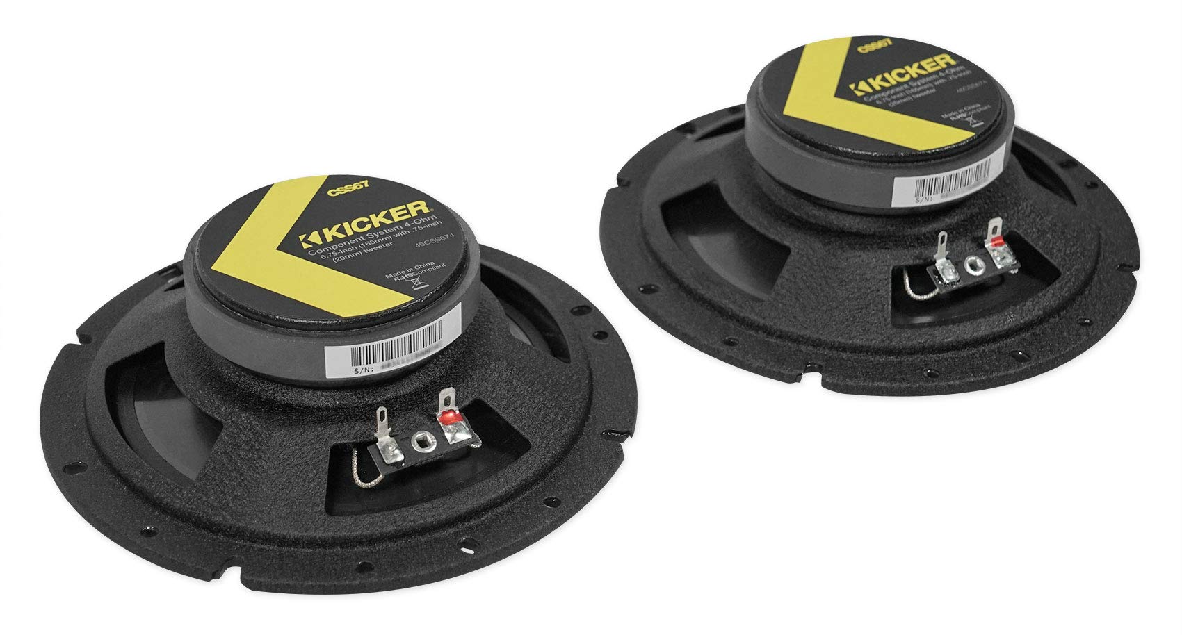 カーオーディオ KICKER 46CSC674 Amazon.com: KICKER Pair 46CSS674 6.75