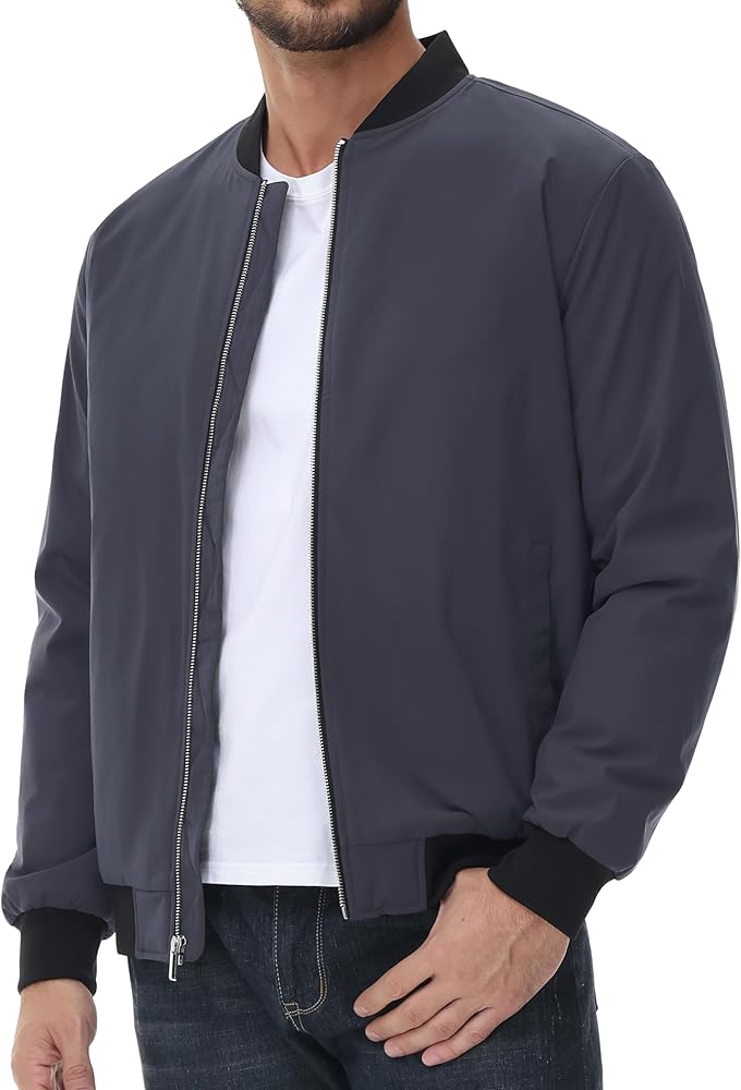 Amazon | [TACVASEN] ライダースジャケット メンズ 防風 釣り