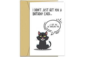 Funny Birthday Card for Him or Her, Witty Birthday Cards Gift for Partner or Friends