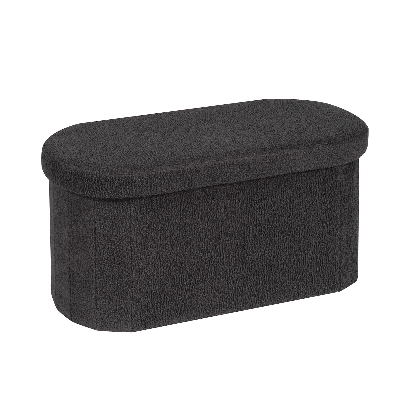 Bonlife Sitzbank mit Stauraum, klappbare Sitztruhe, Aufbewahrungsbox, Fußbank,Blüten, für Flur, Wohnzimmer und Schlafzimmer