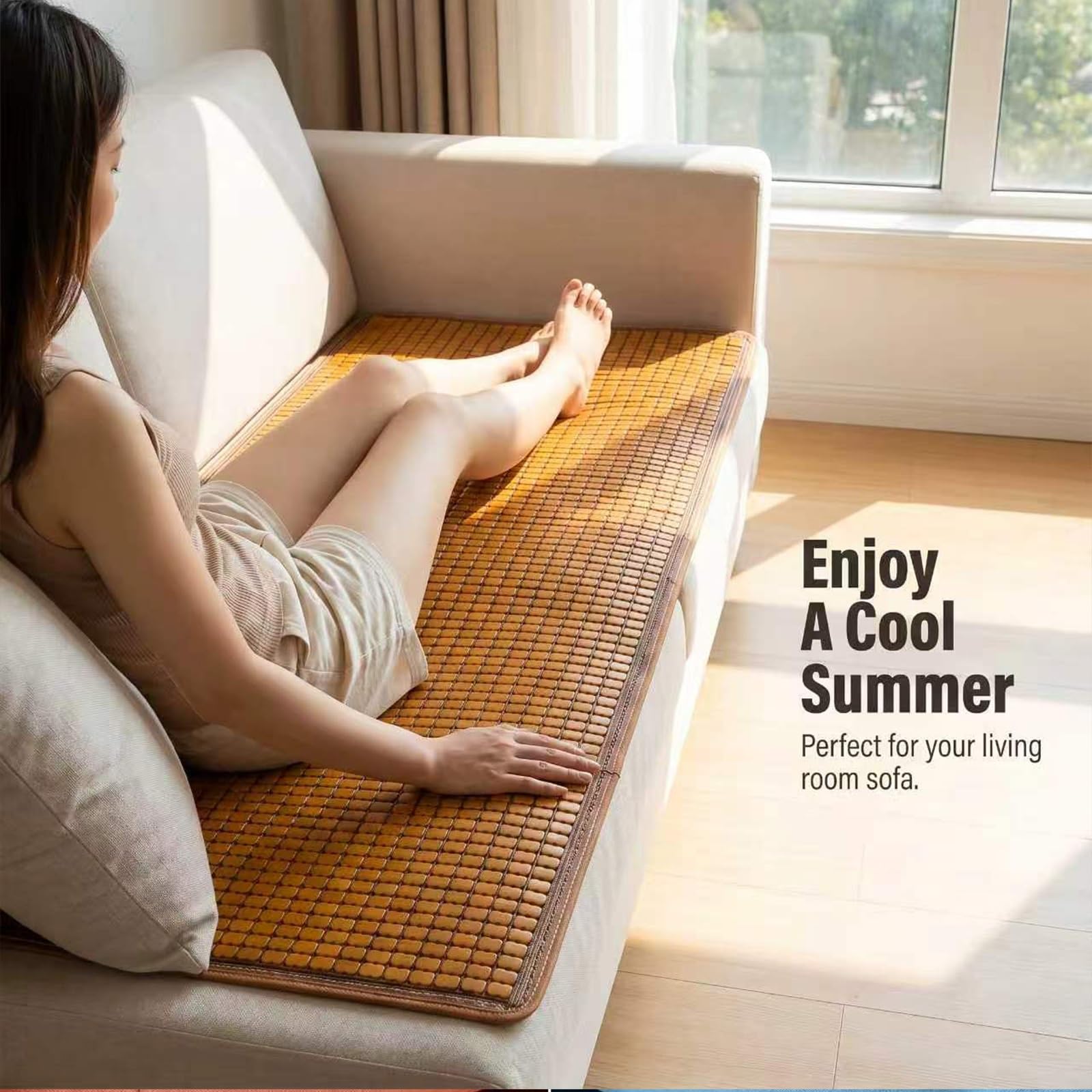 Sommer-schlafmatten Bambus, Wasserkühlung Schlafmatte, Sommerbettmatte