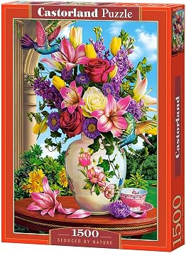 Castorland 1500 Piece Jigsaw Puzzles, Seduced by Nature, Flower Puzzle, Still Nature, Adult Puzzle, Castorland C-152032-2
