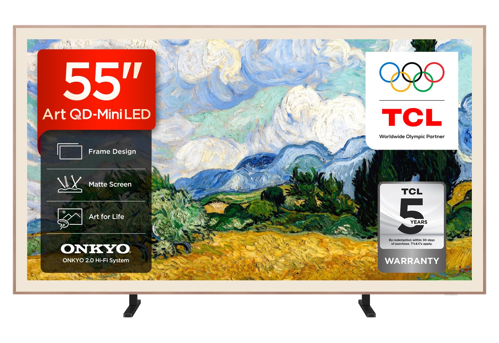 Tcl 55A400 Pro-Uk, 55" Nxtvision 144Hz Qd-Mini Led Tv