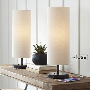 360 Lighting Heyburn Modern Accent Table Lamps 20