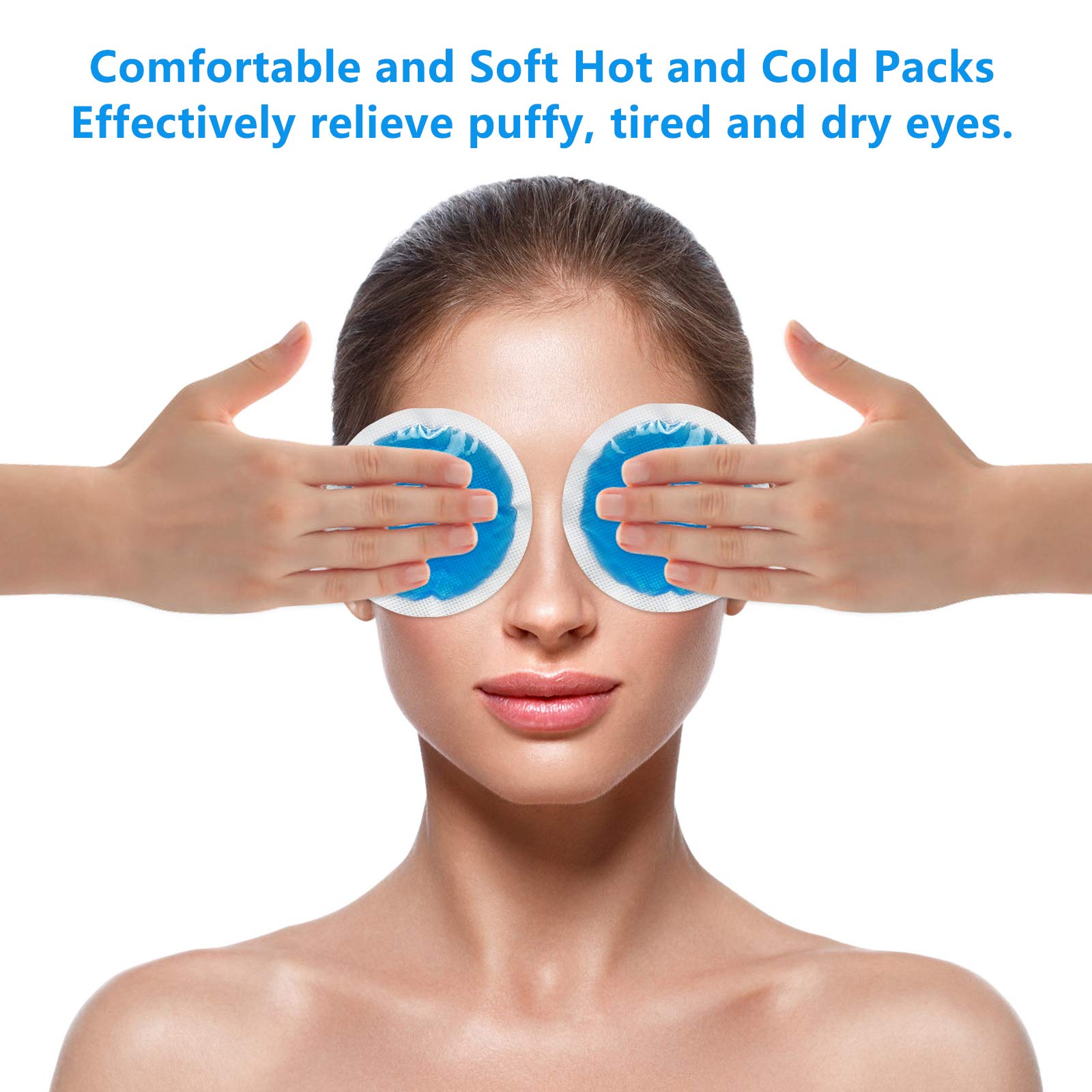 Tutmyrea Ice Packs for Injuries Reusable, 12 Pack Soft Small Ice Packs