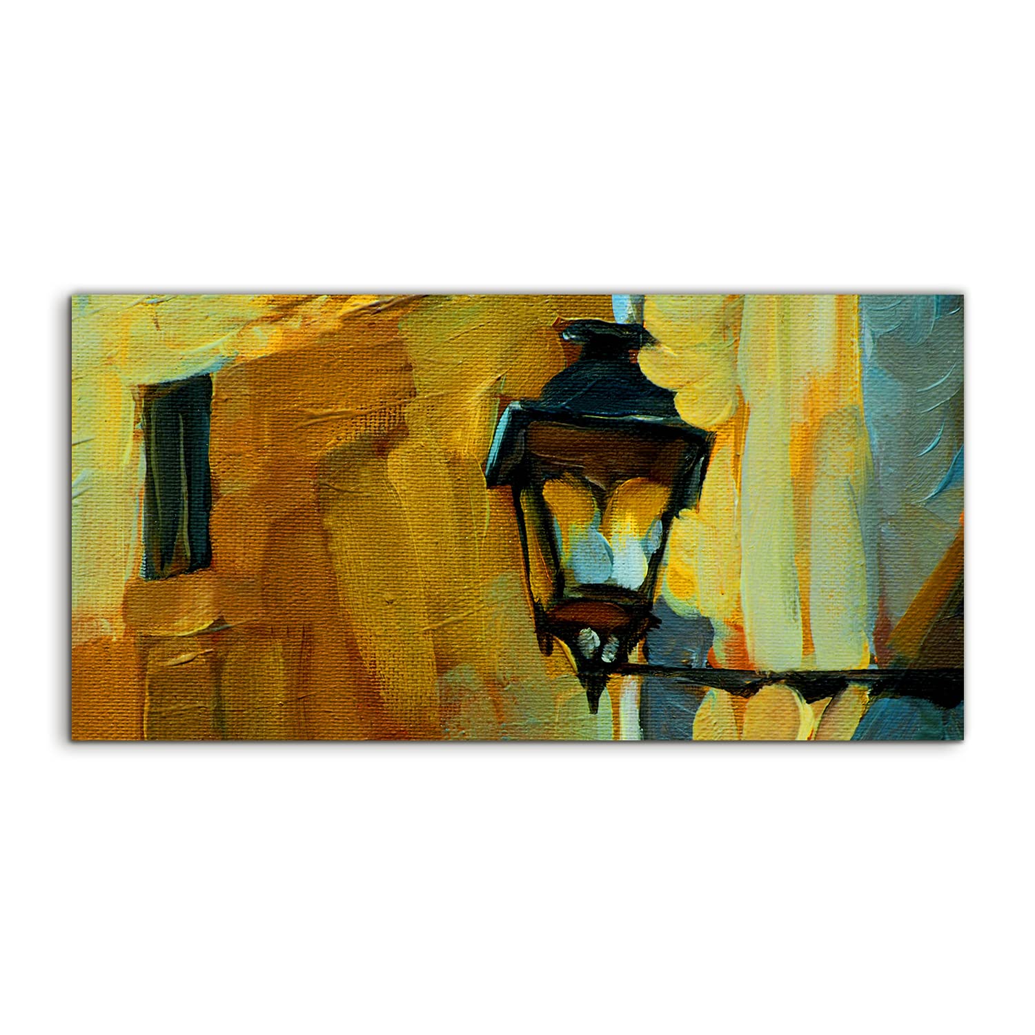 Décoration murale Barcelone acrylique 100x50cm pour grand salon - 8