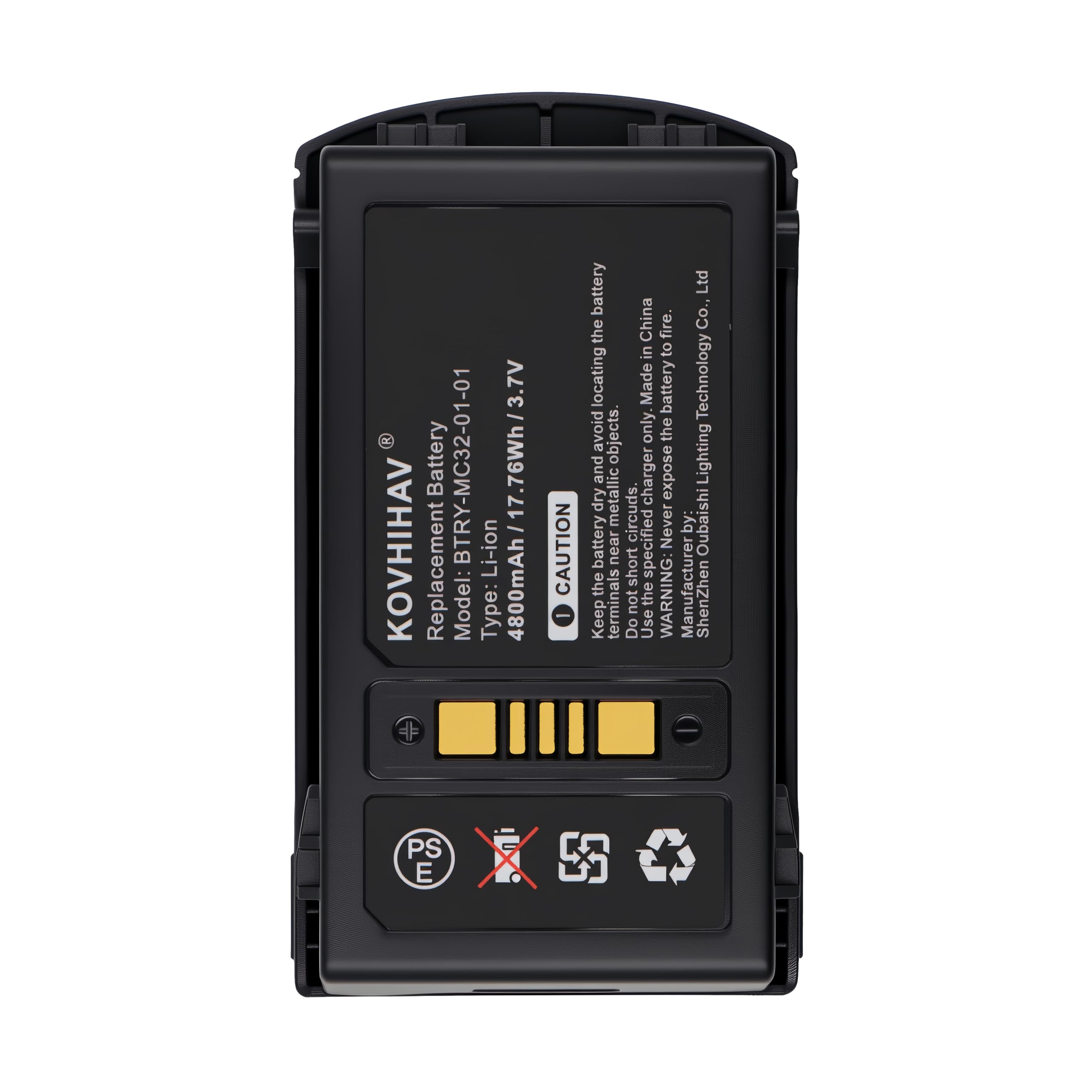 MC3200 MC3300 Series Scanner Battery Compatible with BTRY-MC32-01-01 BTRY-MC32-52MA-01 BTRY-MC33-52MA-01 82-000012-01