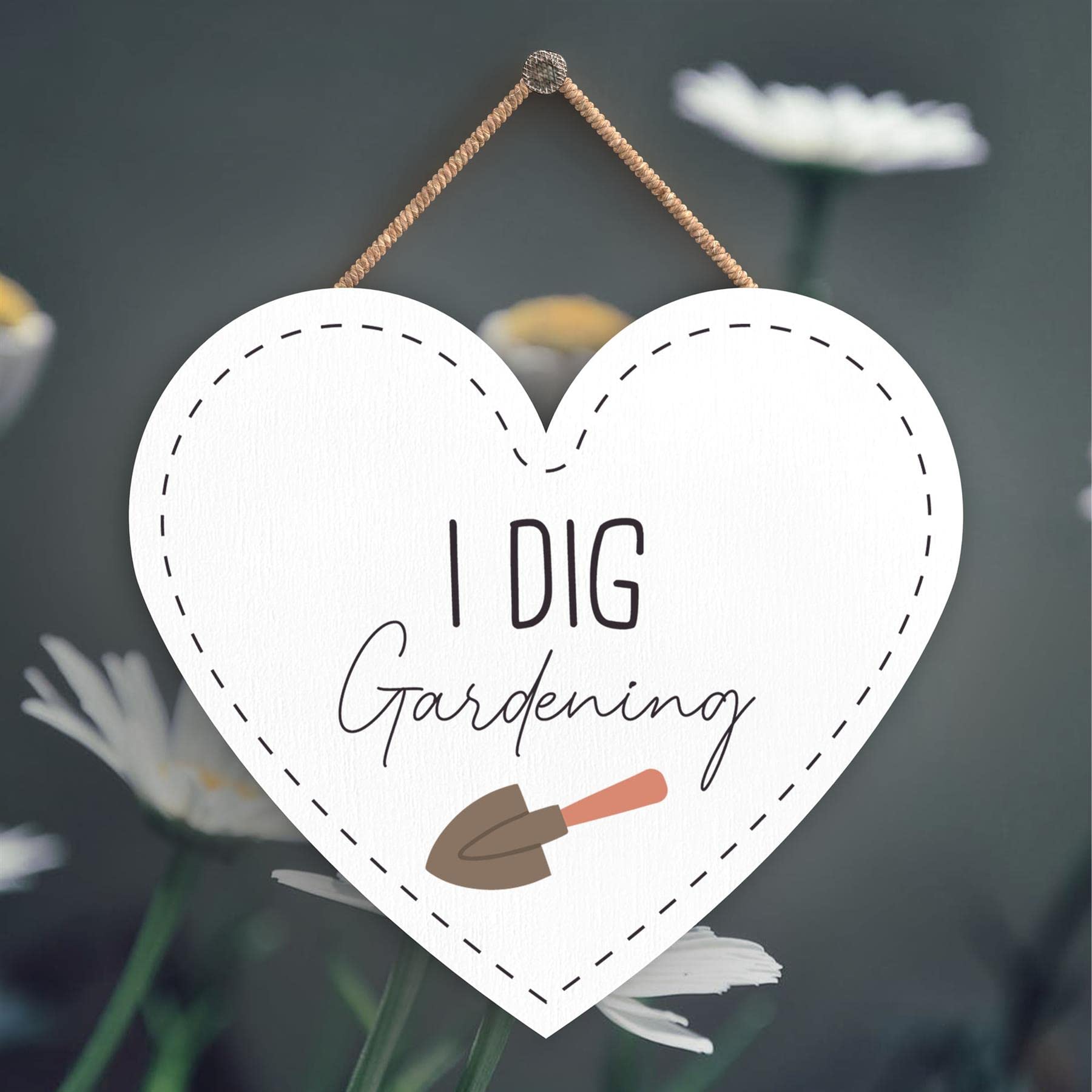 Global Designs I Dig Gardening Garden Theme Gift Idea Hanging Plaque