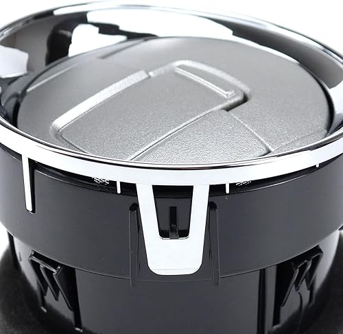 Miniatura 3 de 2 unidades de calentador de CA para salida de aire interior frontal para tablero de instrumentos cromado compatible con Ford F150 2009-2014