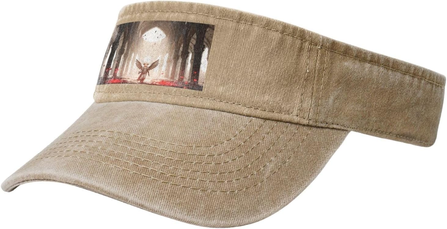 Sun Hats for Men Women Summer Sport Empty top Baseball Cotton with for Beach, Summer, Pastor, Little Angel Black
