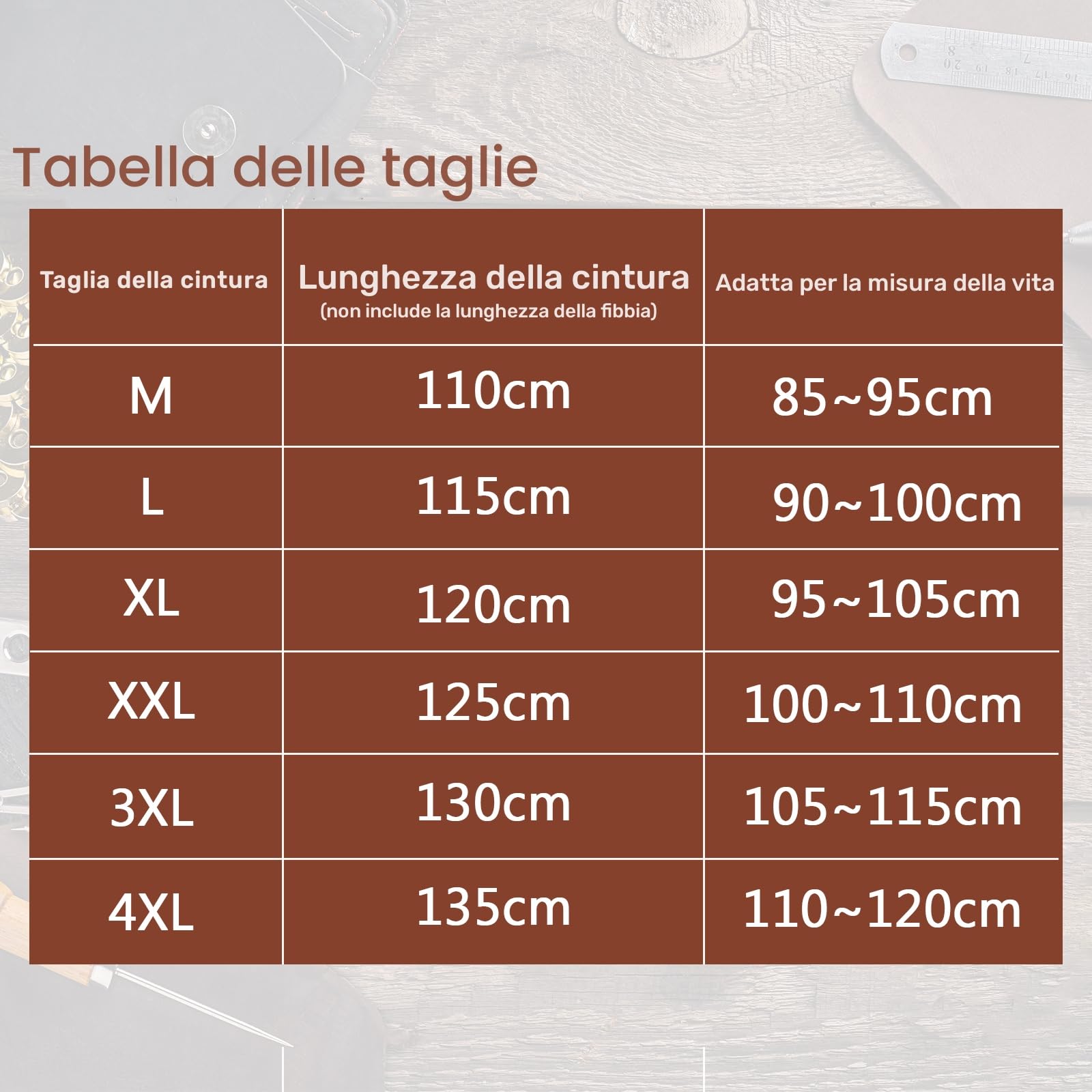 FEFLO Cintura Uomo, Cintura Pelle con Fibbia Automatica cricchétto, Larghezza 35 mm,Taglia Regolata, Adatto per abbigliamento da lavoro e casual