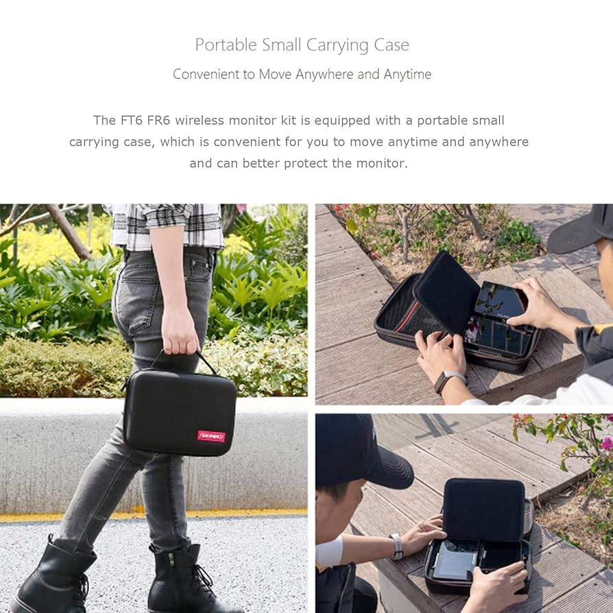 Amazon | FEELWORLD FT6 FR6+NP-F 970バッテリ,5.5インチ無線