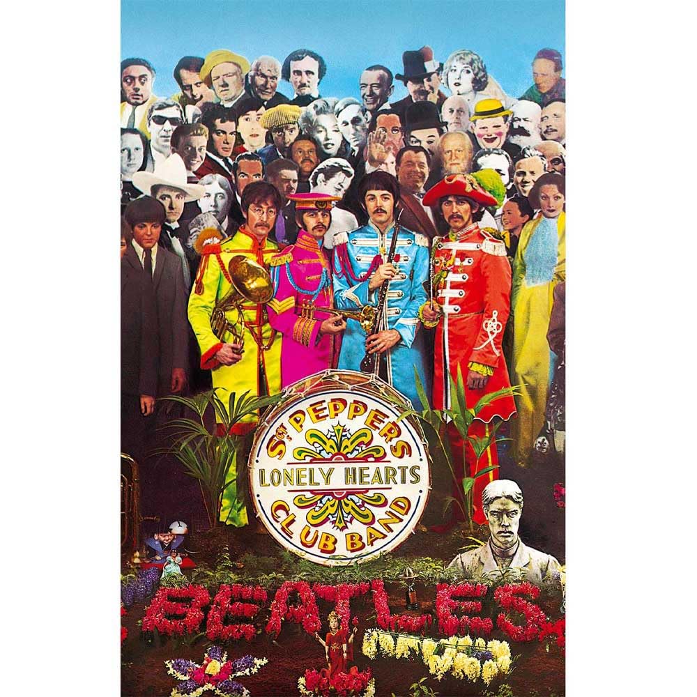 Amazon.co.jp: THE BEATLES・ビートルズ・SGT PEPPER・布ポスター 