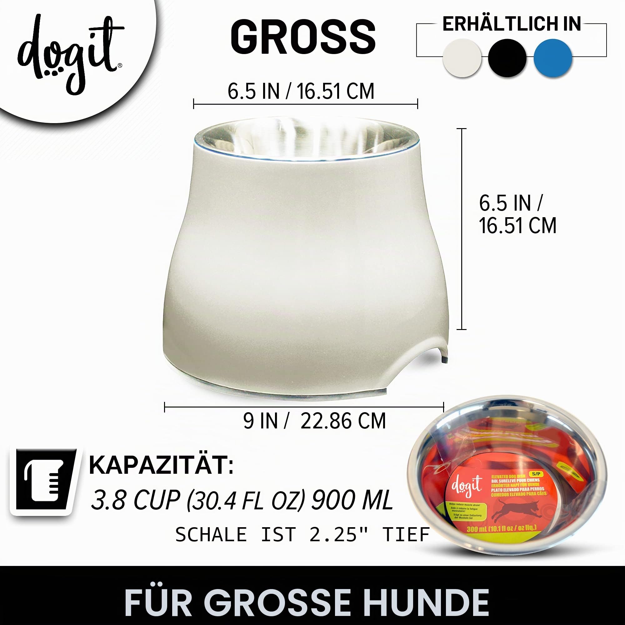 Hagen dogit Erhöhter Napf, 2-in-1