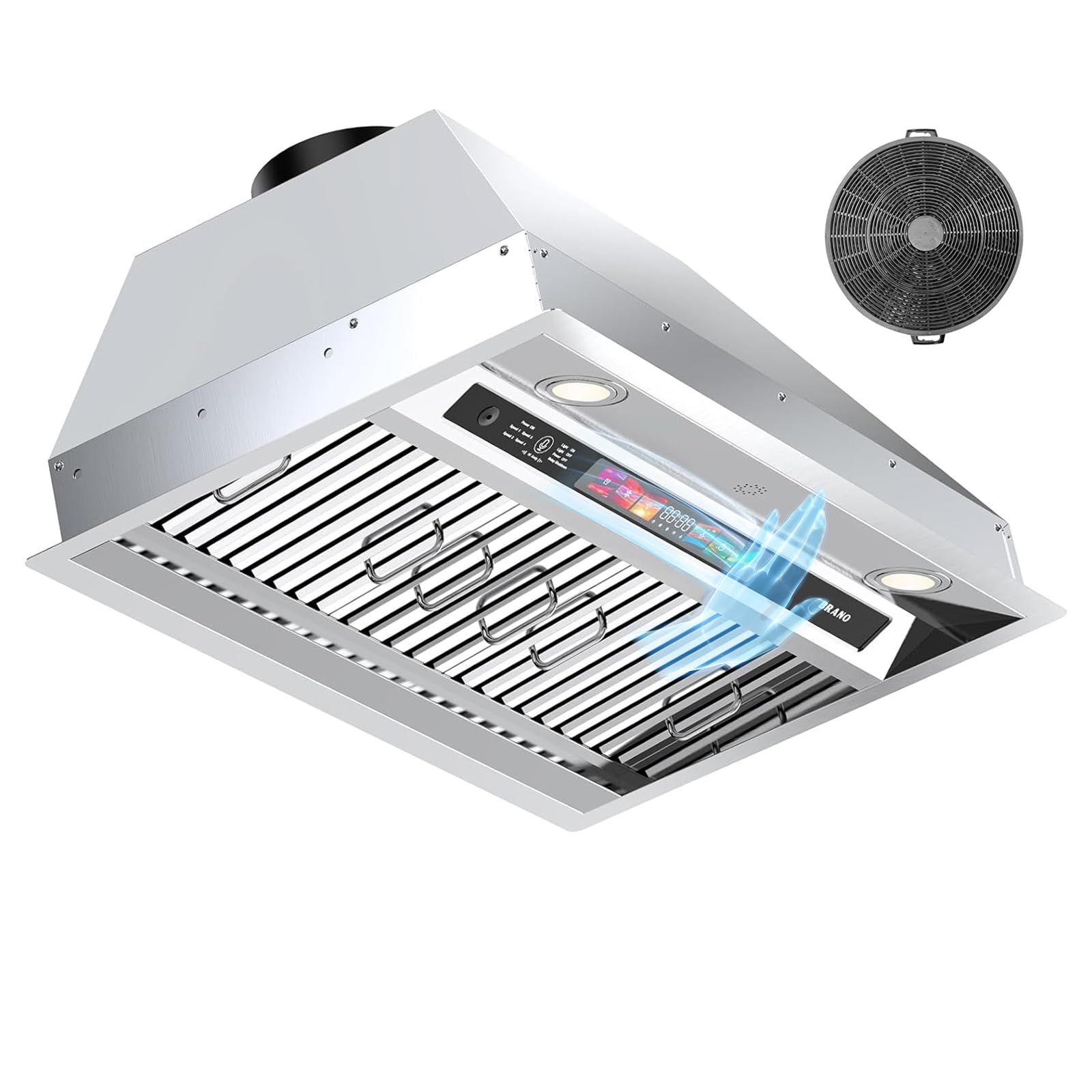 BRANO 30 Inch Range Hood Insert 900 CFM