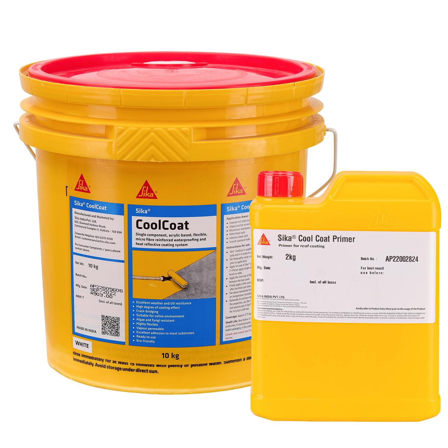 Sika CoolCoat, Flexible, micro fibre reinforced waterproofing and heat reflective coating system for (B0C7QCXW7Q) Amazon Price History, Amazon Price Tracker